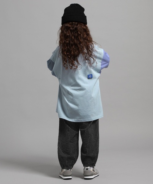 GEORGE'S（ジョージズ）の「【KIDS】ハイショクキリカエトップス（Tシャツ/カットソー・キッズ・ライトブルー/杢グレー・110cm/150cm/130cm）」の20枚目の写真