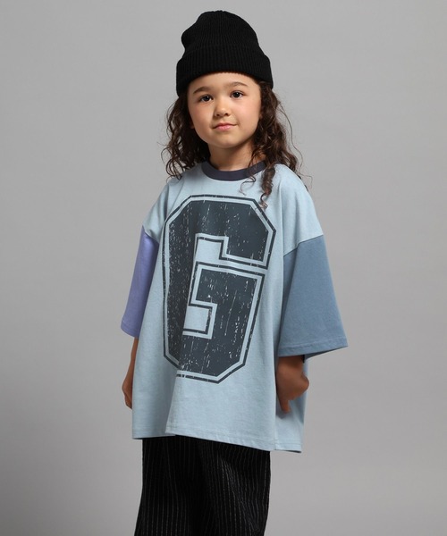 GEORGE'S（ジョージズ）の「【KIDS】ハイショクキリカエトップス（Tシャツ/カットソー・キッズ・ライトブルー/杢グレー・110cm/150cm/130cm）」の22枚目の写真