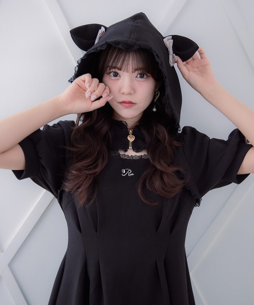 ネコ耳スウエットワンピース（ワンピース）｜ROJITA（ロジータ）の