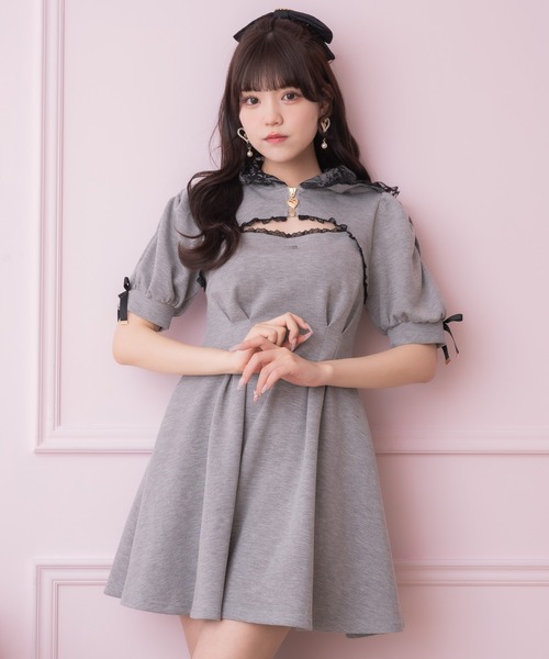 ネコ耳スウエットワンピース（ワンピース）｜ROJITA（ロジータ）の