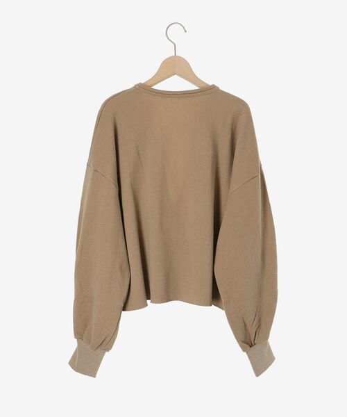 le.coeur blanc(ルクールブラン)の「ヴィンテージ裏毛ショートプルオーバー(Tシャツ/カットソー・レディース・ネイビー/ベージュ・38)」の14枚目の写真