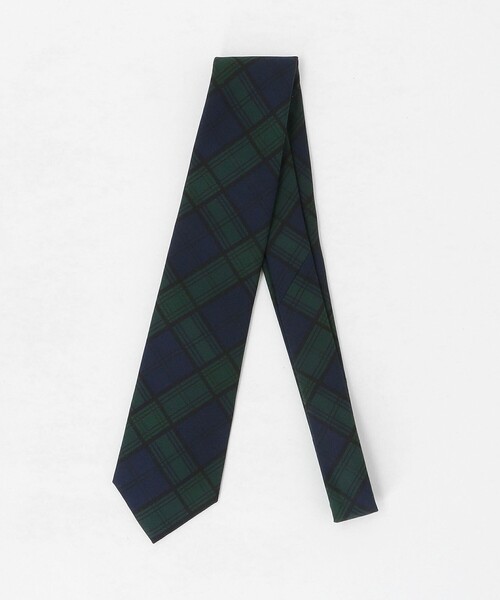 green label relaxing（グリーンレーベルリラクシング）の「GLR ジャパン タンゴ 8.0cm チェック ネクタイ（ネクタイ・メンズ・パープル/ネイビー・FREE）」の3枚目の写真