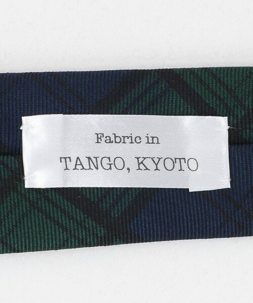 green label relaxing（グリーンレーベルリラクシング）の「GLR ジャパン タンゴ 8.0cm チェック ネクタイ（ネクタイ・メンズ・パープル/ネイビー・FREE）」の11枚目の写真