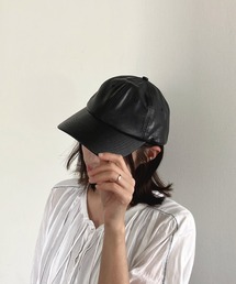 AS KNOW AS plus | ♪フェイクレザーキャップ(キャップ)
