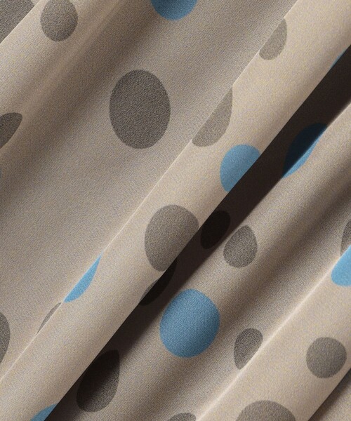 セール】マルチポルカドットプリント ワンピース（ワンピース）｜自由