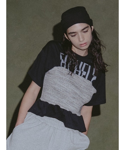 ELCHELE エルチェレ　RIB BUSTIER TEE RIB BUSTIER TEE（Tシャツ/カットソー）｜ELCHELE（エルチェレ