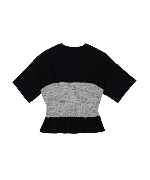 ELCHELE エルチェレ　RIB BUSTIER TEE RIB BUSTIER TEE（Tシャツ/カットソー）｜ELCHELE（エルチェレ