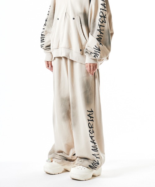 Theater code(シアターコード)の「Distressed sweatpants/汚れ加工スウェットパンツ 秋 秋服メンズ 2026年秋冬(スウェットパンツ・メンズ・ブラック/ベージュ・M/L)」の14枚目の写真