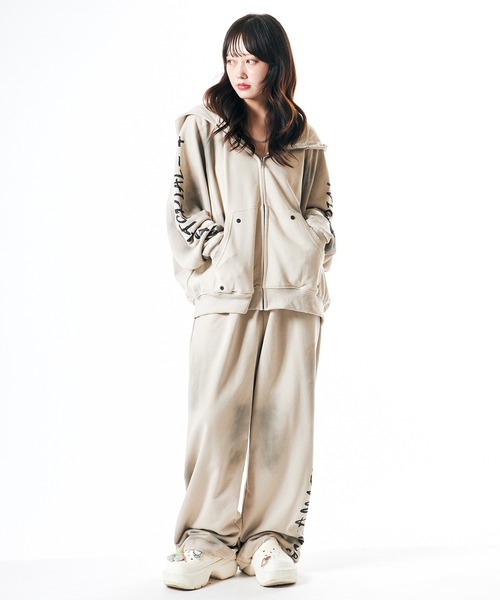 Theater code(シアターコード)の「Distressed sweatpants/汚れ加工スウェットパンツ 秋 秋服メンズ 2026年秋冬(スウェットパンツ・メンズ・ブラック/ベージュ・M/L)」の18枚目の写真