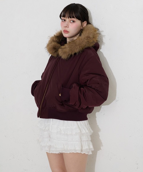 セール】【日本限定】N2B / ファー付フードミリタリーブルゾン