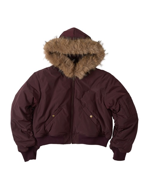 セール】【日本限定】N2B / ファー付フードミリタリーブルゾン