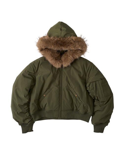 セール】【日本限定】N2B / ファー付フードミリタリーブルゾン