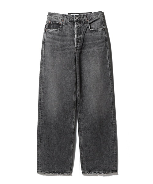 AGOLDE(エーゴールドイー)の「AGOLDE / LOW SLUNG バギー デニムパンツ(デニムパンツ・レディース・チャコールグレー・23/24/25)」の1枚目の写真