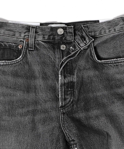AGOLDE(エーゴールドイー)の「AGOLDE / LOW SLUNG バギー デニムパンツ(デニムパンツ・レディース・チャコールグレー・23/24/25)」の2枚目の写真