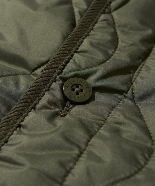 ADPOSION(アドポーション)の「【UNIVERSAL OVERALL】QUILT JACKET / キルティング中綿ジャケット(ダウンジャケット/コート・レディース・ネイビー/グリーン/ブラック/ブラウン/グレー・SMALL/LARGE/MEDIUM)」の18枚目の写真