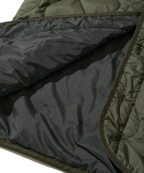 ADPOSION(アドポーション)の「【UNIVERSAL OVERALL】QUILT JACKET / キルティング中綿ジャケット(ダウンジャケット/コート・レディース・ネイビー/グリーン/ブラック/ブラウン/グレー・SMALL/LARGE/MEDIUM)」の19枚目の写真