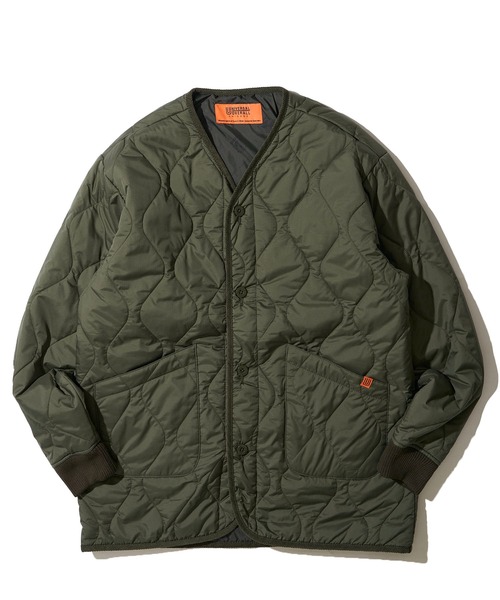 ADPOSION(アドポーション)の「【UNIVERSAL OVERALL】QUILT JACKET / キルティング中綿ジャケット(ダウンジャケット/コート・レディース・ネイビー/グリーン/ブラック/ブラウン/グレー・SMALL/LARGE/MEDIUM)」の12枚目の写真