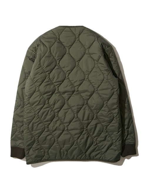 ADPOSION(アドポーション)の「【UNIVERSAL OVERALL】QUILT JACKET / キルティング中綿ジャケット(ダウンジャケット/コート・レディース・ネイビー/グリーン/ブラック/ブラウン/グレー・SMALL/LARGE/MEDIUM)」の13枚目の写真