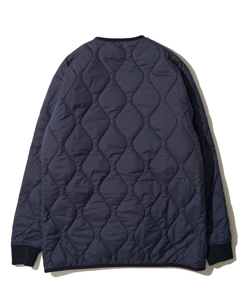 ADPOSION(アドポーション)の「【UNIVERSAL OVERALL】QUILT JACKET / キルティング中綿ジャケット(ダウンジャケット/コート・レディース・ネイビー/グリーン/ブラック/ブラウン/グレー・SMALL/LARGE/MEDIUM)」の15枚目の写真