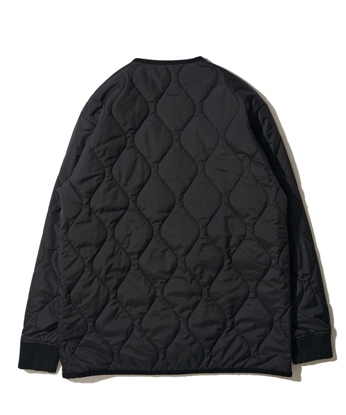 ADPOSION(アドポーション)の「【UNIVERSAL OVERALL】QUILT JACKET / キルティング中綿ジャケット(ダウンジャケット/コート・レディース・ネイビー/グリーン/ブラック/ブラウン/グレー・SMALL/LARGE/MEDIUM)」の7枚目の写真