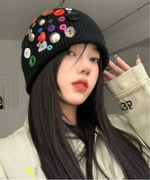 ARCADE（アーケード）の「リメイクニット帽 ビーニー ニットキャップ（ニットキャップ/ビーニー）」