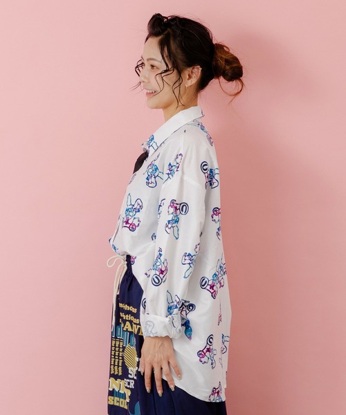 ScoLar（スカラー）の「153634：パチうさ×ラビル柄 ネクタイ付き