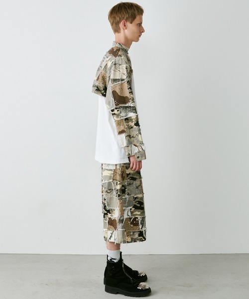 AIVER(アイバー)の「PALEDUSK×AIVER カモボロ3WAYフードシャツ(その他アウター・メンズ・ダークカーキ/ベージュ・LARGE/MEDIUM/SMALL)」の12枚目の写真