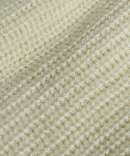 KANGOL(カンゴール)の「【KANGOL/カンゴール】ロゴ刺繍 畦編み クルーネック ニット セーター(ニット/セーター・メンズ・ブラック/ベージュ/ネイビー/アイボリー・M/L/XL)」の10枚目の写真