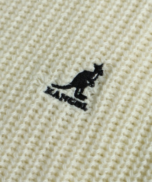 KANGOL(カンゴール)の「【KANGOL/カンゴール】ロゴ刺繍 畦編み クルーネック ニット セーター(ニット/セーター・メンズ・ブラック/ベージュ/ネイビー/アイボリー・M/L/XL)」の13枚目の写真