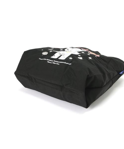 Ball&Chain(ボールアンドチェーン)の「Ball&Chain(ボールアンドチェーン) MIRROR.BALLBEAR/Mサイズ(エコバッグ/サブバッグ・レディース・ブラック/チャコールグレー・F)」の10枚目の写真