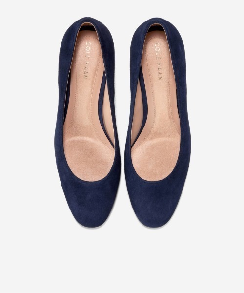 COLE HAAN（コールハーン）の「ゴートゥー シェイラ ブロック ヒール パンプ womens（パンプス・レディース・ネイビー・5.5/6/6.5/7/7.5/8/8.5/5）」の4枚目の写真