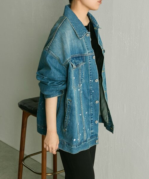 ペイントデニムジャケット【SUM1 STYLE】（その他アウター）｜ear