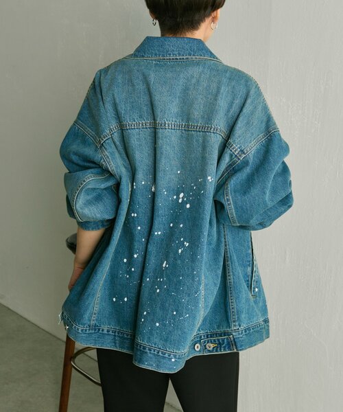 ペイントデニムジャケット【SUM1 STYLE】（その他アウター）｜ear