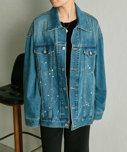 ペイントデニムジャケット【SUM1 STYLE】（その他アウター）｜ear