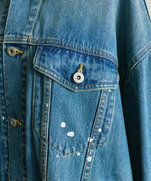 ペイントデニムジャケット【SUM1 STYLE】（その他アウター）｜ear