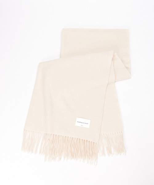 ikka（イッカ）の「カシミヤタッチカラーマフラー（マフラー・レディース・グリーン/チャコール/オレンジ/アイボリー/ブラウン系その他/グレー/ブルー・FREE）」の2枚目の写真