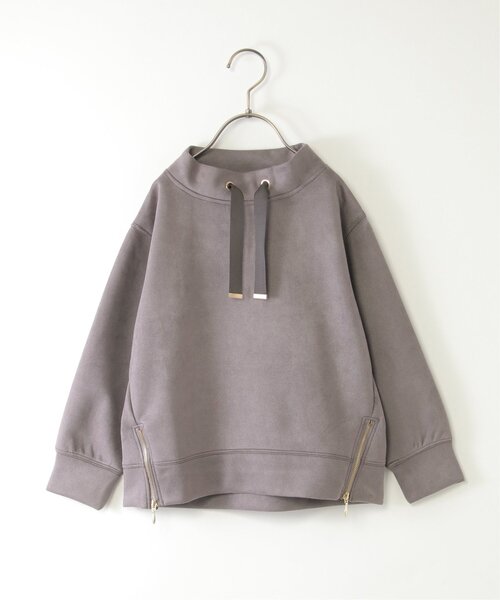 ikka（イッカ）の「フェイクスエードサイドジップ使いプルオーバー（120~160cm）（Tシャツ/カットソー・キッズ・ブラウン系その他/グリーン/ベージュ・120/130/140/150/160）」の13枚目の写真