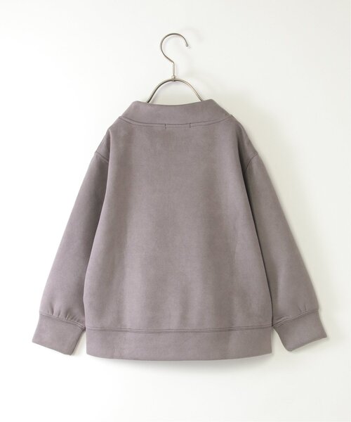 ikka（イッカ）の「フェイクスエードサイドジップ使いプルオーバー（120~160cm）（Tシャツ/カットソー・キッズ・ブラウン系その他/グリーン/ベージュ・120/130/140/150/160）」の14枚目の写真