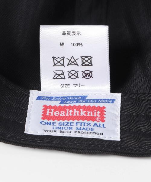 ITEMS URBANRESEARCH(アイテムズ アーバンリサーチ)の「Healthknit ロゴ刺繍 CAP(キャップ・メンズ・ブラック/インディゴブルー/ベージュ・-)」の7枚目の写真