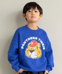 スウェット（ブルー・ネイビー/青色系・前面プリント