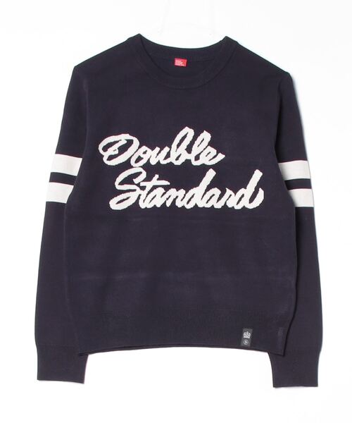 セール】ロゴニットプルオーバー（ニット/セーター）｜DOUBLE STANDARD