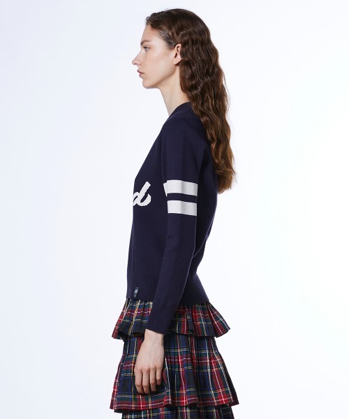 セール】ロゴニットプルオーバー（ニット/セーター）｜DOUBLE STANDARD