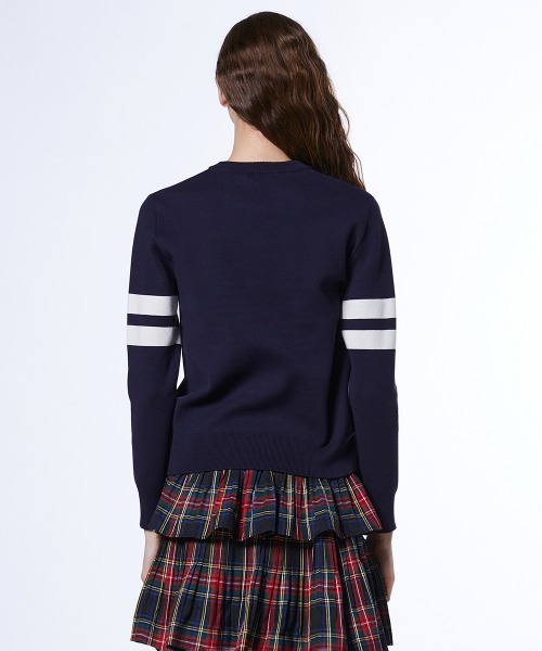 セール】ロゴニットプルオーバー（ニット/セーター）｜DOUBLE STANDARD