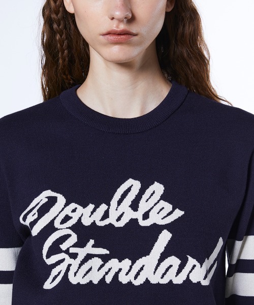 セール】ロゴニットプルオーバー（ニット/セーター）｜DOUBLE STANDARD