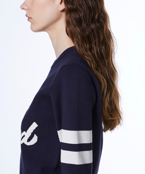 セール】ロゴニットプルオーバー（ニット/セーター）｜DOUBLE STANDARD