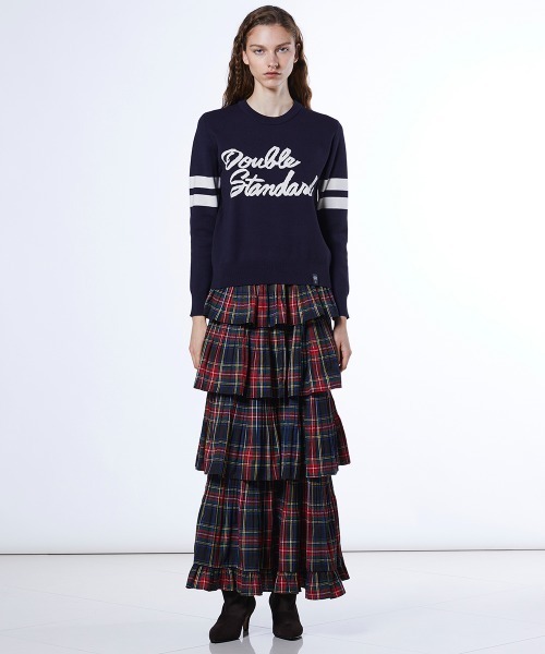 セール】ロゴニットプルオーバー（ニット/セーター）｜DOUBLE STANDARD