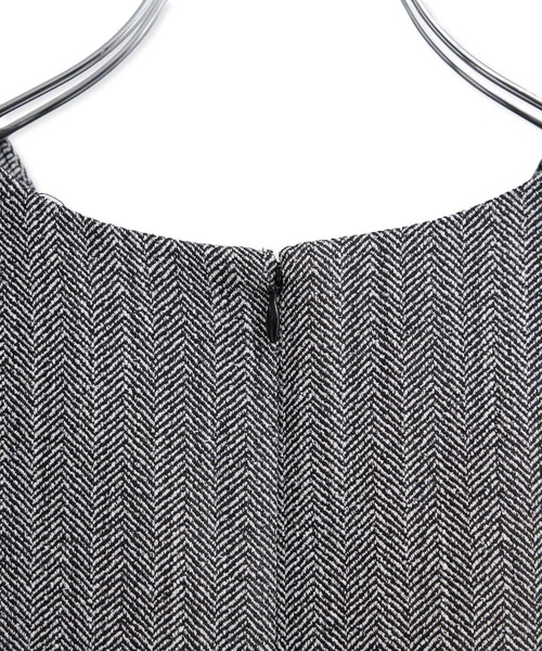 セール】【WEB限定】ストレートセミツイードワンピース（ワンピース