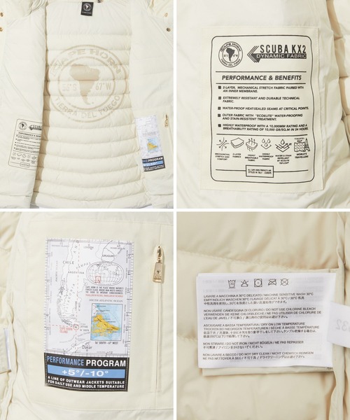 CAPEHORN（ケープホーン）の「CAPE HORN CASABLANCA ケープホーン カサブランカ ダウンコート（ダウンジャケット/コート・レディース・ブラック/オフホワイト/ベージュ系1・42/44/46/40）」の20枚目の写真