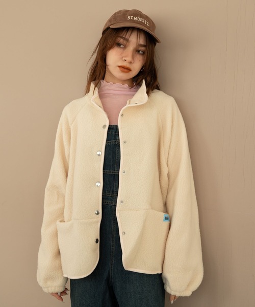 Nu】ボアフリースジャケット（ノーカラージャケット）｜Nu（ニュー）の