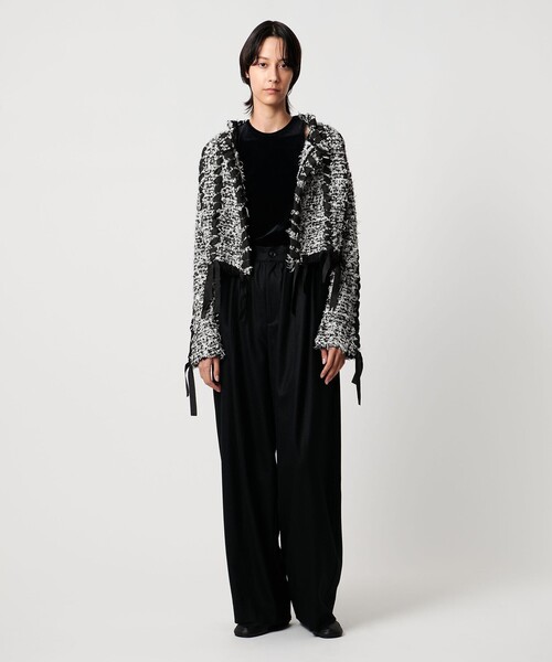 アドーア ツイードライクニットジャケット アドーア ツィードライクニットジャケット - メルカリ